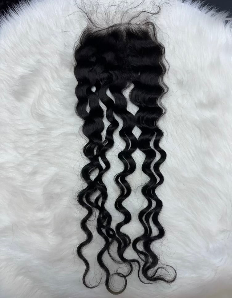 Raw Cambodian 4x4 HD Curly Closures