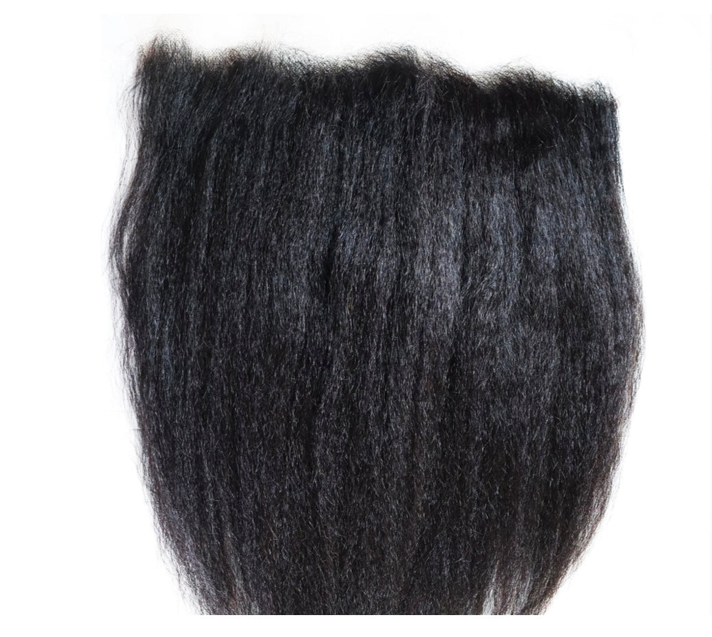 Virgin Kinky Straight HD Lace Closures + Frontals